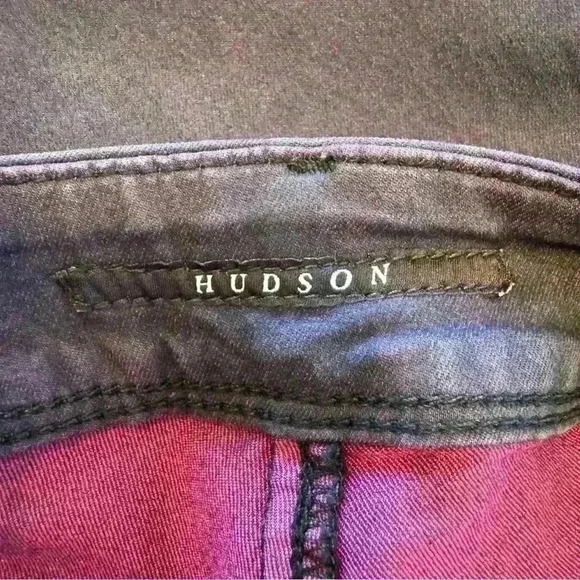 ๐ 6/$60, Hudson Skinny Jeans, Low Rise, Magenta, Black, Size 25 - Picture 4 of 6